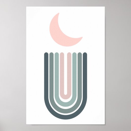 Boho moderne wandkunst Afdrukken, waardevol Poster (Voorkant)