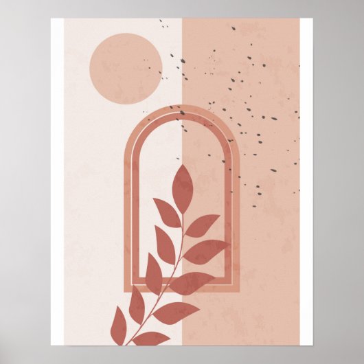 boho moderne wandkunst Afdrukken, waardevol Poster (Voorkant)
