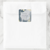 Boho Moderne Waterverf abstracte takken Vierkante Sticker (Tas)