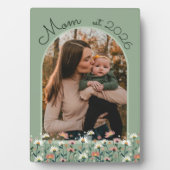 Boho Moeder Vastgestelde Saliegroen Aangepaste Fot Fotoplaat (voorkant)