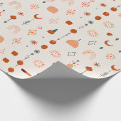 Boho Moederdag-cadeauverpakkings papier (Hoek)