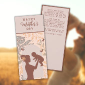 Boho Moederdag Kaart (Rust/Peach)