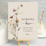 Boho Momosa Bar Poster<br><div class="desc">Boho Momosa Bar Poster. Dit stijlvolle en elegante bruids mimosa bar poster beschikt over prachtige handgeschilderde waterverf wilde bloemen gerangschikt in een prachtig zijboeket. Vind overeenkomende items in het Boho Wildflower Baby shower Collectie.</div>