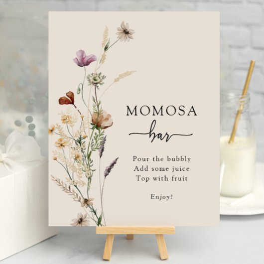 Boho Momosa Bar Poster
