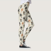 Boho Monkey Jungle Safari Patroon Leggings (Rechts)