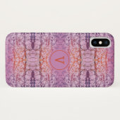 Boho Monogram Case-Mate iPhone Case (Achterkant (horizontaal))