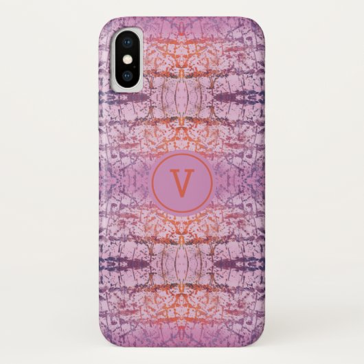 Boho Monogram Case-Mate iPhone Case (Achterkant)