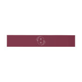 Boho Monogram Elegante Bruids Bruiloft Uitnodigingen Wikkel (Vlak)