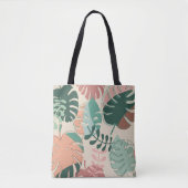 Boho Monstera-Canvas tas (Voorkant)