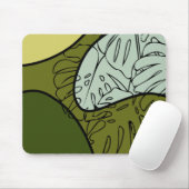 Boho Monstera Leaves Muismat (Met muis)