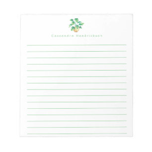 Boho Monstera Plant Minimalistisch Groen Gepersona Notitieblok