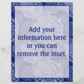 Boho Moody Blues Mandalas Flyer (Achterkant)