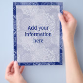 Boho Moody Blues Mandalas Flyer (Hand)