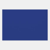 Boho Moody Blues Mandala's, Strepen en Solid Inpakpapier Vel (Voorkant 3)