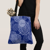 Boho Moody Blues Mandalas Tas (Dichtbij)