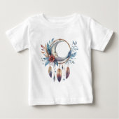 Boho Moon Baby T-shirt (Voorkant)