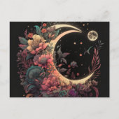 Boho Moon Briefkaart (Voorkant)
