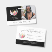 Boho Moon Crystals Feathers Flowes Therapeut Badge (Voor- en achterkant)