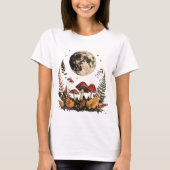 Boho Moon en Paddenstoelen Tshirt (Voorkant)