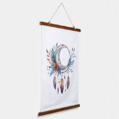 Boho Moon Hanging Tapestry Hangend Wandkleed (Gebogen)