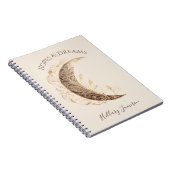 BOHO Moon Hopes & Dreams Inspirational Notitieboek (Rechterzijde)