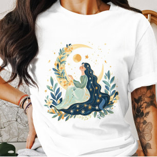 Boho Moon Maiden T-shirt