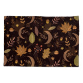 Boho Moon met najaarblad Kussensloop (Achterkant)