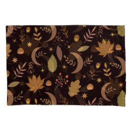 Boho Moon met najaarblad Kussensloop