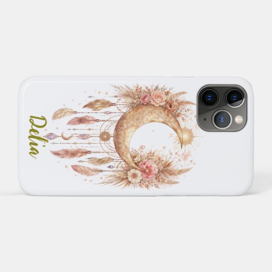 Boho Moon Mystical Vibe Case-Mate iPhone Case (Achterkant (horizontaal))