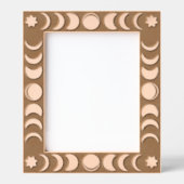 Boho Moon Phase Celestial Engraved Frame Gegraveerde Lijstjes (Voorkant)
