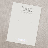 Boho Moon Phase Earring Display Holder Visitekaartje