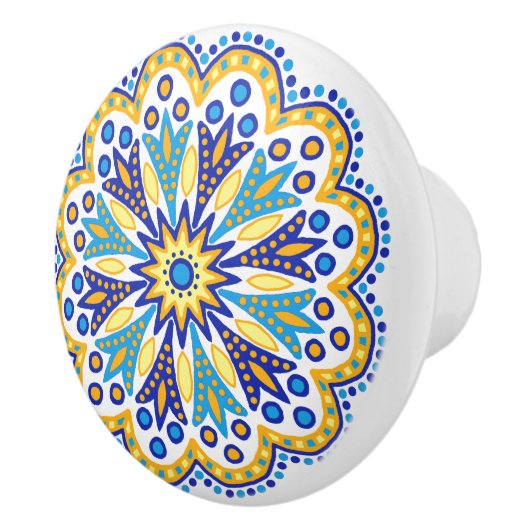 Boho Moroccan Design Keramische Knop (Rechts)