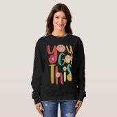 Boho Motivatie testdag leraarsstudent u Trui (Voorkant volledig)