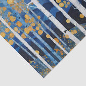 Boho Mountain Aspen boomscène Tissuepapier (Detail)