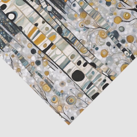 Boho Mountain Aspen boomscène Tissuepapier (Detail)