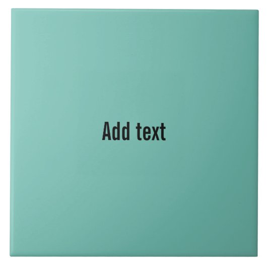 Boho Mountain Turquoise Tegeltje (Voorkant)