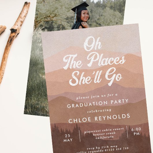 Boho Mountains Oh de plekken waar ze Afstuderen ga Kaart