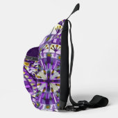 Boho Mozaïek Mandala Tegel Violet Vlam - Sling Bag (Rechts)