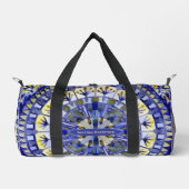 Boho Mozaïek Tegel Navy Blauw Water - Plunjezak (Voorkant)