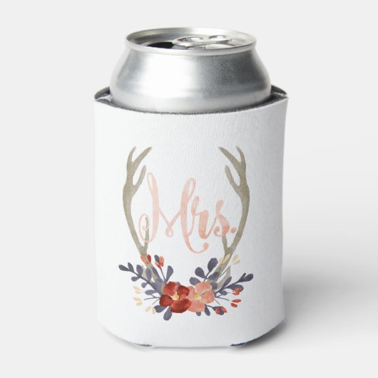 Boho Mrs Antler Koelbox Blikjeskoeler (Blikje Voorkant)