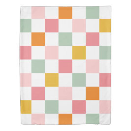 Boho Multicolor Checkerboard