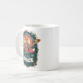 Boho Multicolor Kosmische Vos Ik Heb Ruimte Nodig Koffiemok (Voorkant links)