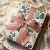 Boho Multicolor Terrazzo Cadeaupapier