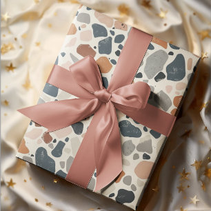Boho Multicolor Terrazzo Cadeaupapier