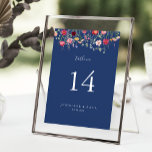 Boho Multicolor Wildflower Wedding Kaart<br><div class="desc">Deze boho veelkleurige wilde bloem trouwtafel nummer is perfect voor een rustieke bruiloft. Het ontwerp is voorzien van een veelkleurig assortiment van roze,  blush,  paarse,  geel,  wit,  violet,  rood,  bordeauxrode wilde bloemen. Dit is een dubbelzijdig tafelnummer. Voeg elk tabelnummer dat u nodig hebt toe aan uw winkelwagentje afzonderlijk.</div>