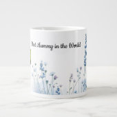 Boho Mummy’s Wildflowers Floral Aesthetic Grote Koffiekop (Voorkant)