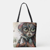 Boho Muse Canvas tas van DAKimage (Achterkant)