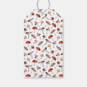 Boho Mushroom Baby shower Cadeaulabel (Achterkant)