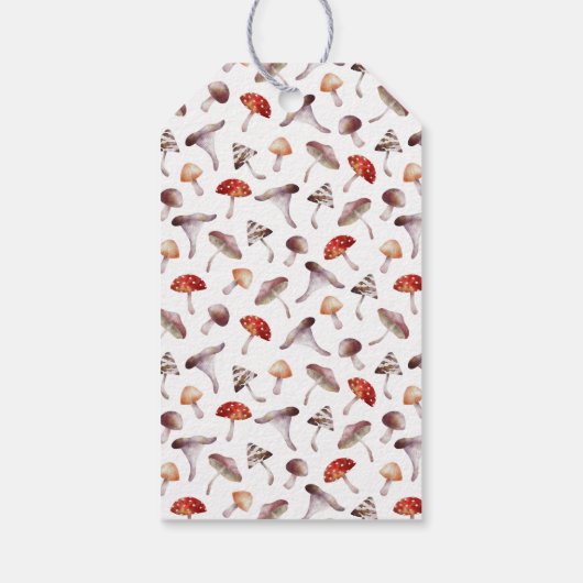 Boho Mushroom Baby shower Cadeaulabel (Achterkant)