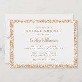 Boho Mustard Yellow Spring Floral Vrijgezellenfees Kaart (Voorkant)